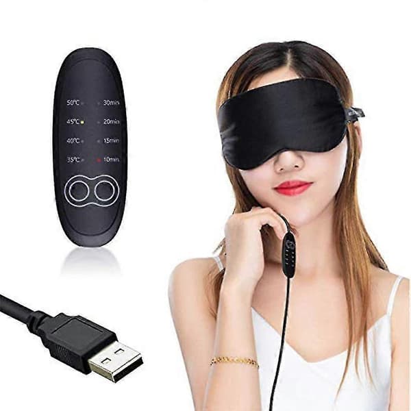 USB Ånga Sovmask Skuggmask För Sömn