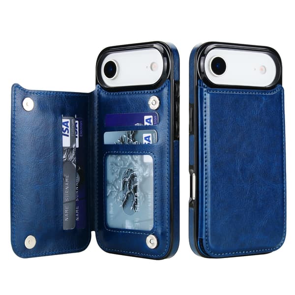 NKOBEE Wallet Case Compatible with iPhone 17 Air Roséguld