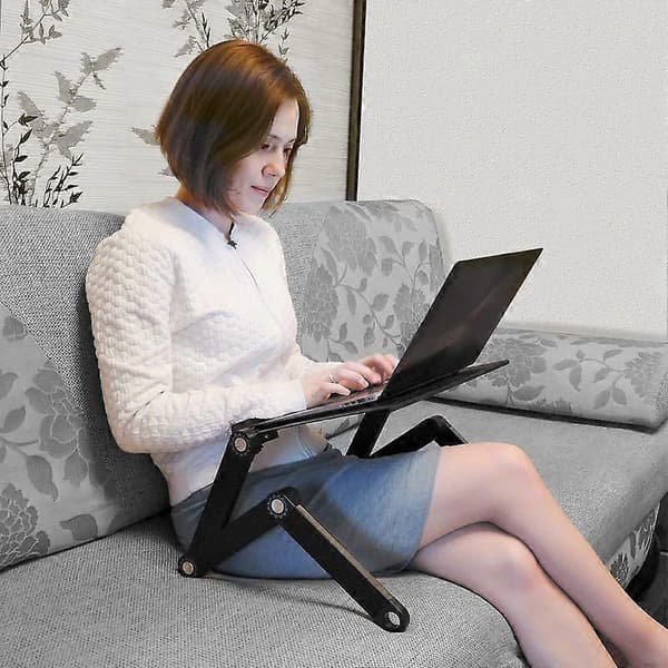Tatkraft, Newton - Fleksibelt Laptopbord sort