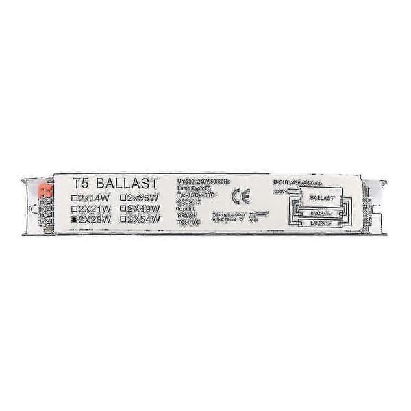 220-240v Bredspændings T5 Elektronisk Forkobling Fluorescerende Lampe Forkoblinger Til Hjemmet 2X14W