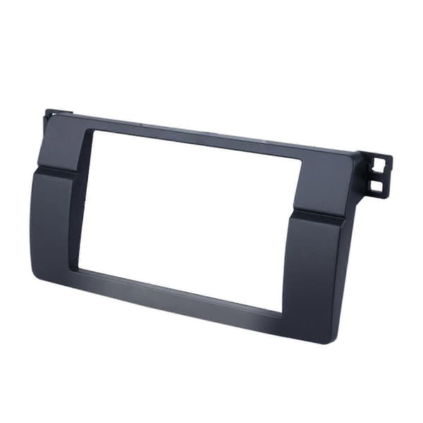 För 3-serie E46 1998-2005 2Din Audio Panel Modifieringspanel DVD Navigationspanel Ram Bil Fasci black