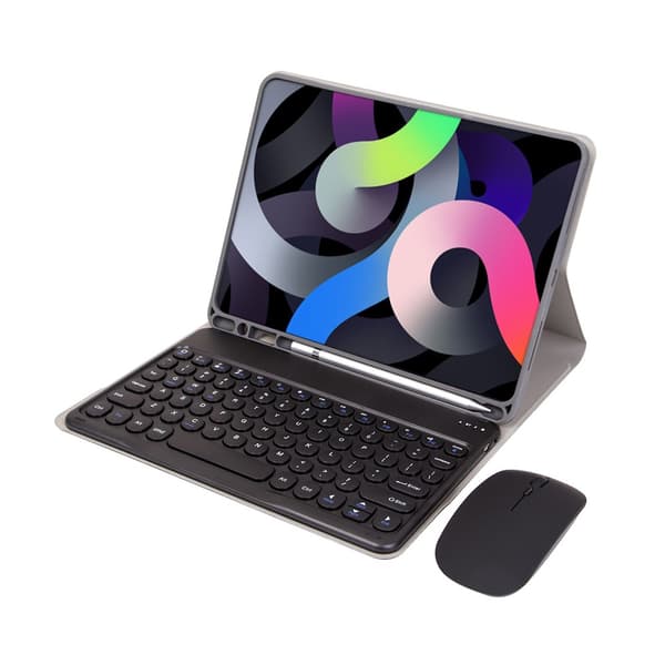 Bluetooth Keyboard Case with Mouse Compatible with Samsung Galaxy Tab A9+ 11-inch - Black 833