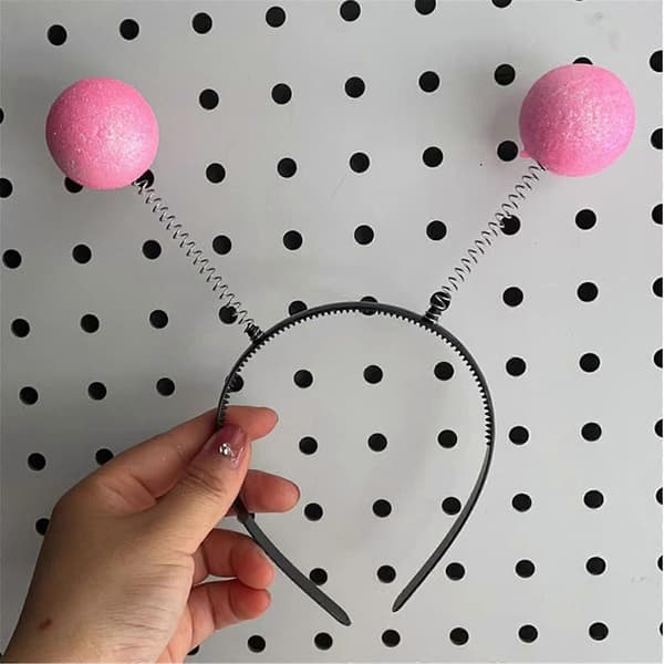Adorkable Antenne Hodeplagg Ball Kjoler Bursdag Hårbøyler Morsomme Hodeplagg Tegneserie Alien Antenne Hår Hodeplagg Sølv Green