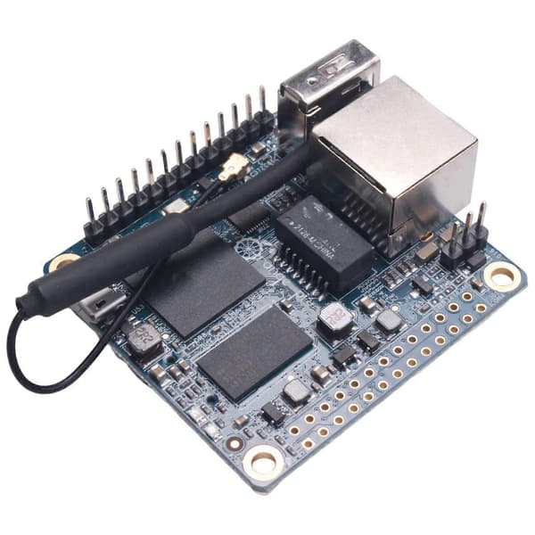 2X til Orange Pi Zero LTS 512MB udviklingskort+beskyttende hvidt etui, H3 Quad Core Open-Source Mini Single Board Sæt Blue