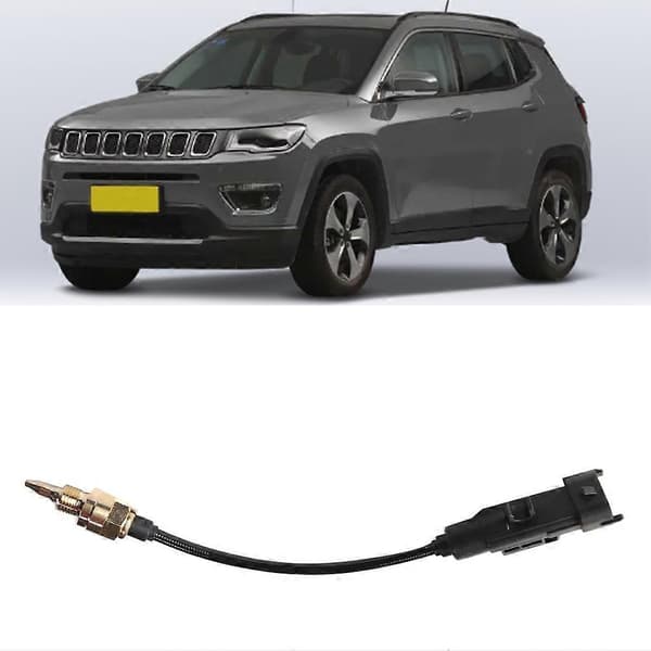 Bilmotor kjølevæsketemperatursensor for Compass 2014-2019 Oljetemperatursensor 55217822 Black