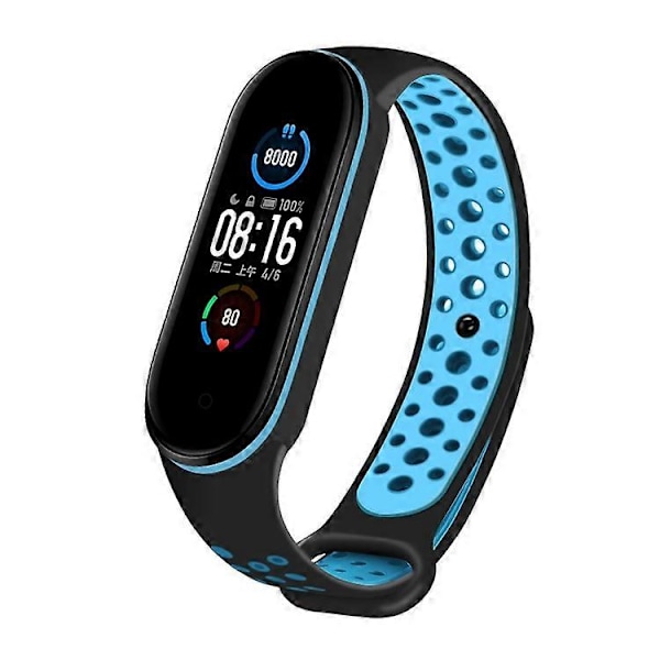 Stropp for Xiaomi Mi Band 5 Black Blue