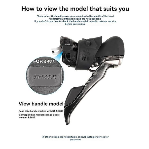 Jarru- ja vaihdevipujen suojukset Shimano ST-RS685:lle