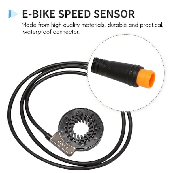 Elektriske cykler PAS Sensor E-cykel Vandtæt Konverteringssæt Dele E-cykel Pas System Assistent Sensor black