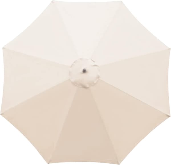Korvaava kangas puutarhapäivänvarjoon, 3 m, 8 риpuа beige