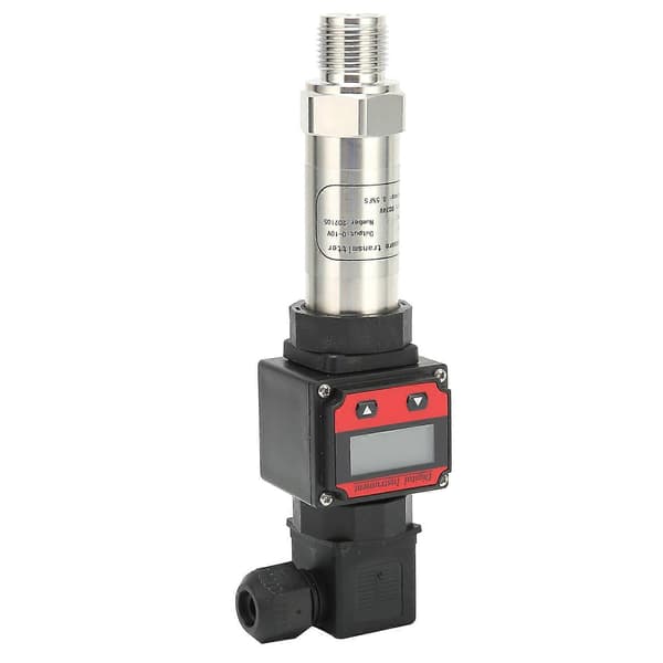 Tryksensor Aluminiumlegering Luft Vand Transmitter Digital Display LCD Transmitter 0?10V DC24V0?500Kpa