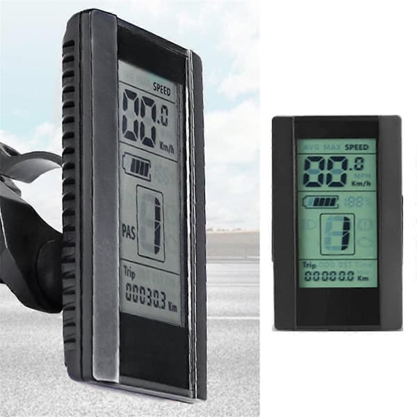 Elcykler 800S LCD Navigationsmåler til Central Motor BBS01 BBS02 CAN Protokol Måler Bluetooth Display Black