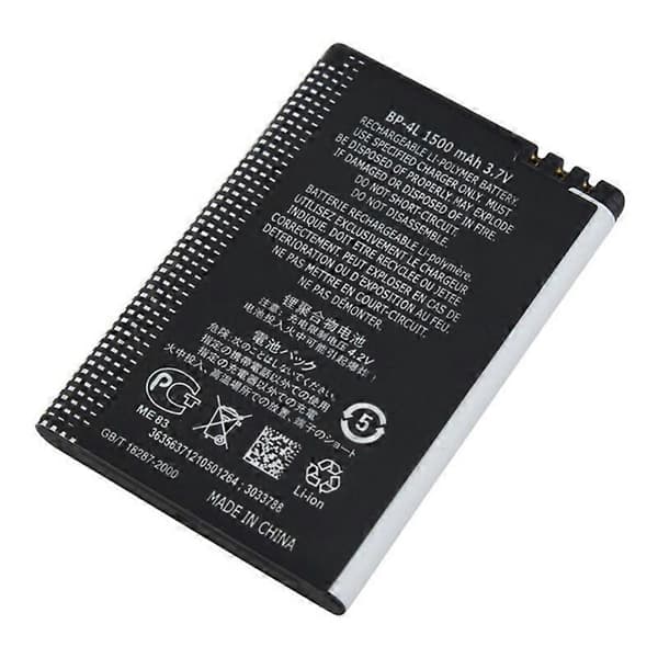 Til Nokia N97/E61i/E63/E90/E95/E71/6650F/N810/E72/E52/E55/E6-00/E73/E95 3.7V 1500mAh Erstatningsbatteri