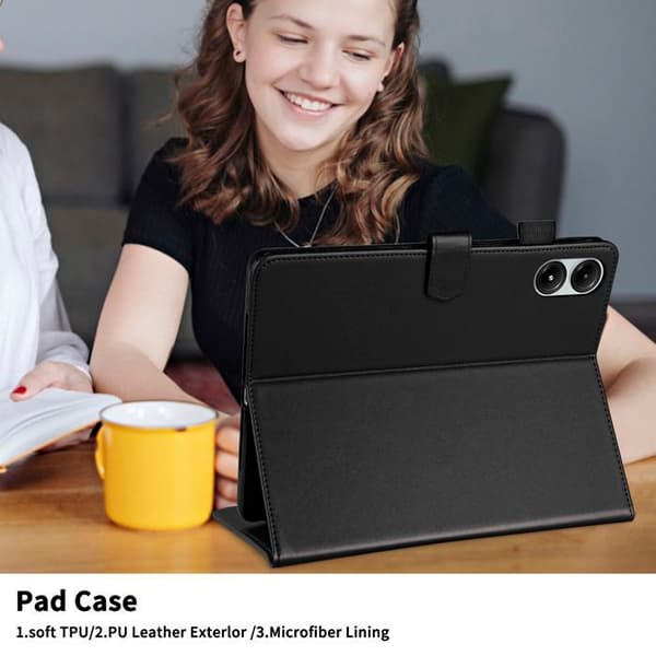 Tabletcover - Xiaomi - Redmi Pad Pro 12.1 - Kunstlæder - Sort