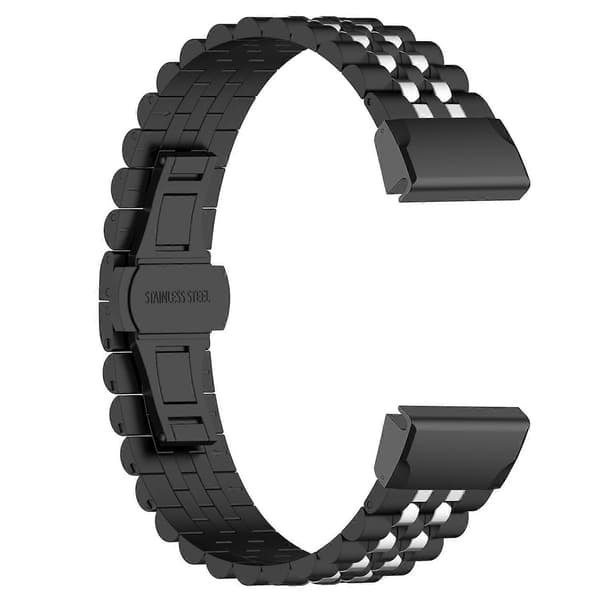 Til Garmin Fenix 7S Urremme Multicolor Black\/Silver B