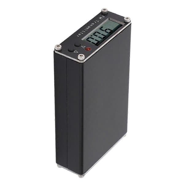 FM Broadcast Transmitter Lang Rækkevidde 76-108MHz FM Broadcast Black