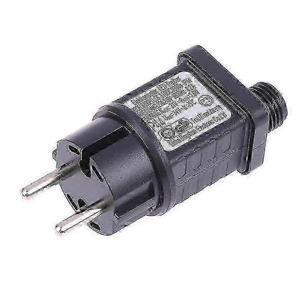 Vandtæt IP44 LED Timer Strømadapter med Transformer og 3,6W 31V Lysforsyning black
