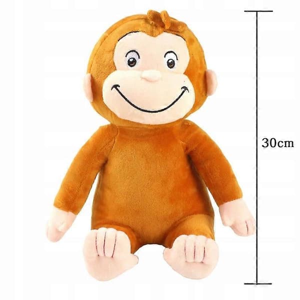 Kosedyr Nysgjerrige Nils Ape Stor 30 Cm Original