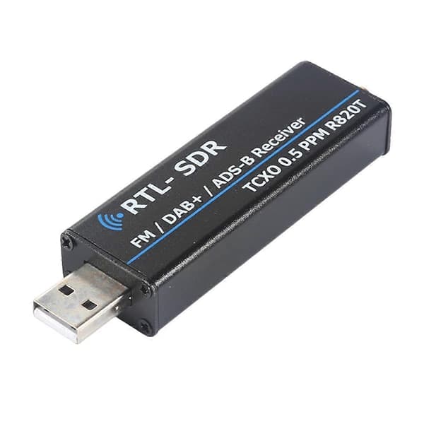 Kortbølgeradio Air Band-mottaker RTL SDR-mottaker USB RTL-SDR Multifunksjonell Praktisk Mottaker As Shown
