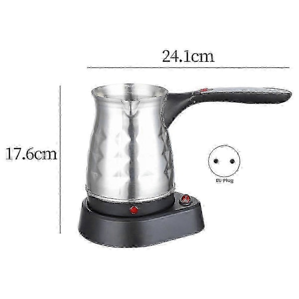 Elektrisk tyrkisk kaffemaskin, 500 ml elektrisk tyrkisk kaffekjele, elektrisk tyrkisk kaffekjele, M