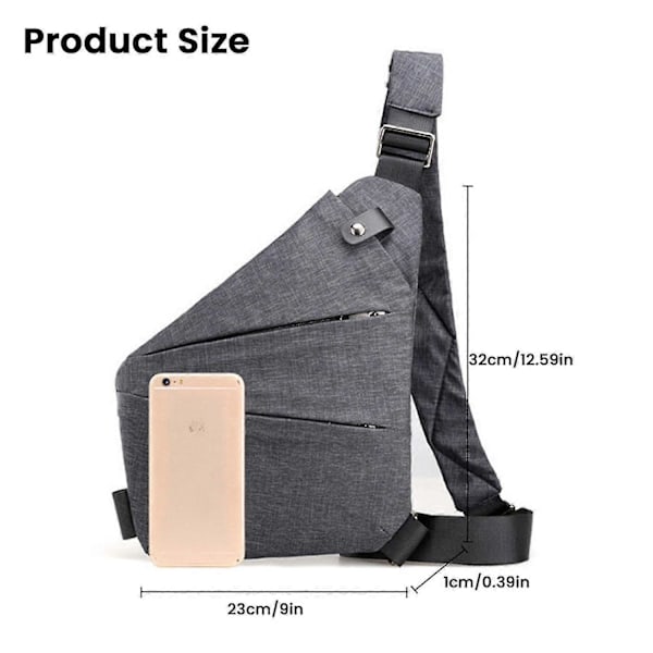 Uusi Wander varkaudenestoreppu Sling Bag -matkalaukku Red