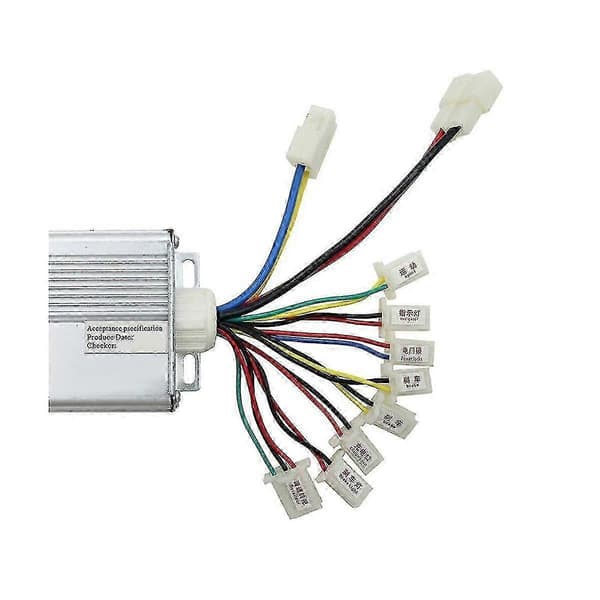 36V 1000W Borstad Kontroller Elektrisk Cykel E-cykel Scooter Borste Hastighetskontroller Motor För Elektrisk Scooter Silver