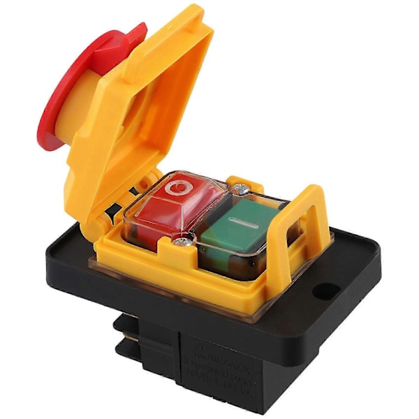 Sähkömagneettinen kytkin Magneettinappikytkin KJD12 16A 250V Sähkötyökalun alijännite- ja ylikuormitussuojauskytkin S2024122791 Photo Color