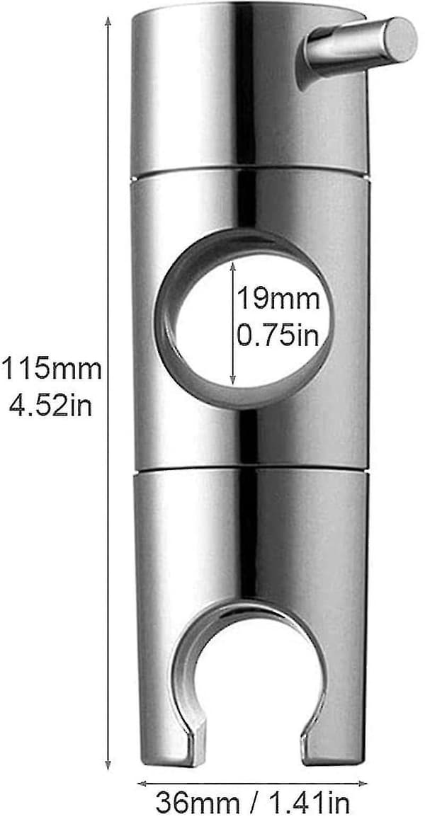 Dusjhodebrakett, Dusjhodeholdere Erstatning Dusjstang (størrelse: 19mm) 19MM