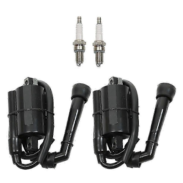 2 x Tändspole Tändstift För Suzuki Intruder VS700 VS750 VS800 1986-2004