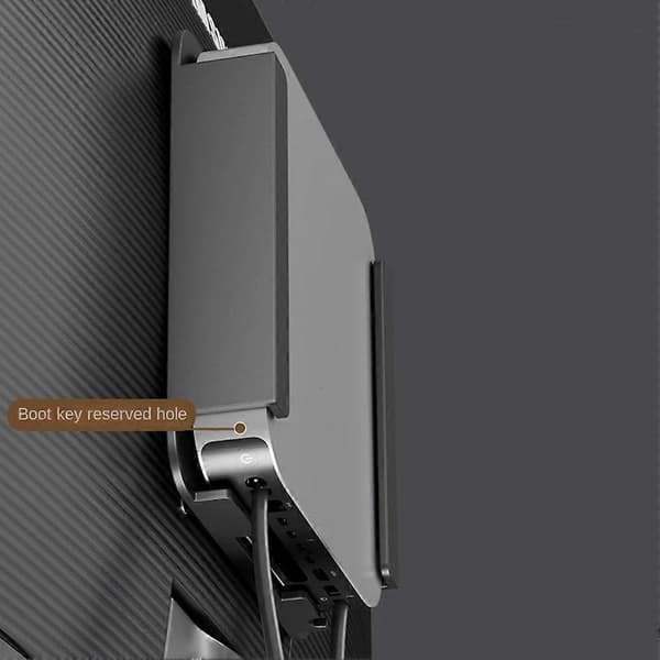 Skrivbordsfäste för Mini Skyddsfodral Kylning Vertikalt Stativ Hållare Väggmonterad/Bordsbottenstativ Black