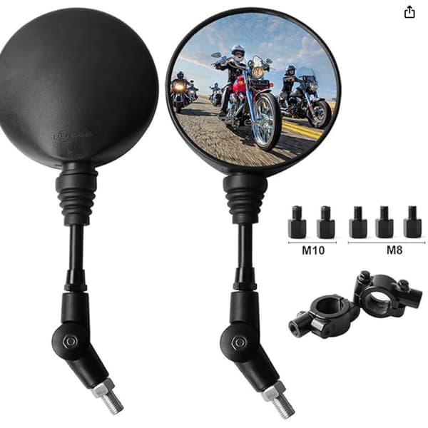 Universal Motorcycle Mirror Set