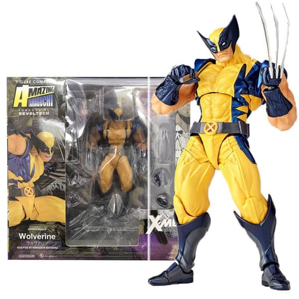 Anime X-Men Wolverine Actionfigur Legetøj 16cm Model Revoltech Amazing Yamaguchi Skrivebordsdekoration
