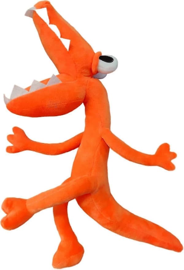 Regnbuevenn Plysj, Oransje, 30cm
