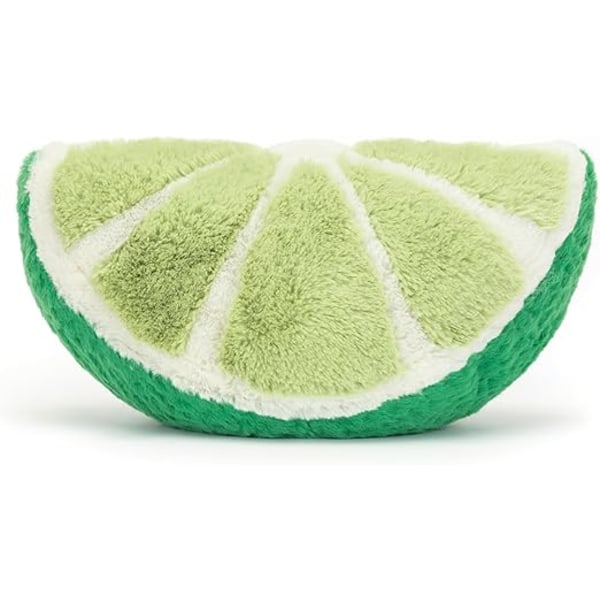 Jellycat morsom lime skive - H: 18 cm x L: 25 cm