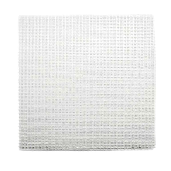 50x100cm Mesh Stoff for Låshekle Teppe Hekling Laging Tapestry Lerret DIY Verktøy