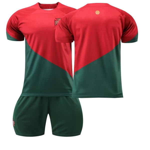 22-23 Portugal VM Hemma Fotboll Uniform-Football Uniform Set No Number 26