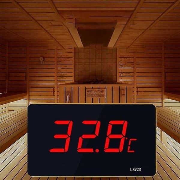 Bassengtermometer Akvarium Utendørs Termometer med LED-display og Vanntett Probetermometer