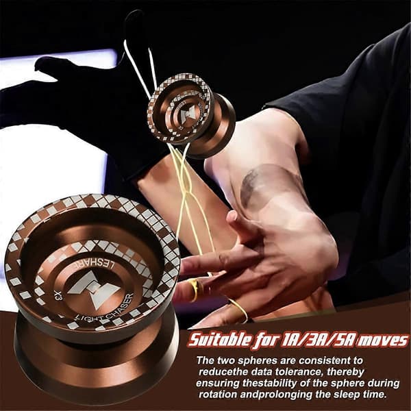 Yoyo Unresponsive Pro X3 til øvede spillere Coffee Color