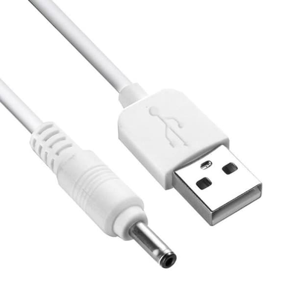 Hvit - USB til DC 3,5V ladekabel, erstatningsladerkabel for Foreo Luna-Luna 2-Mini