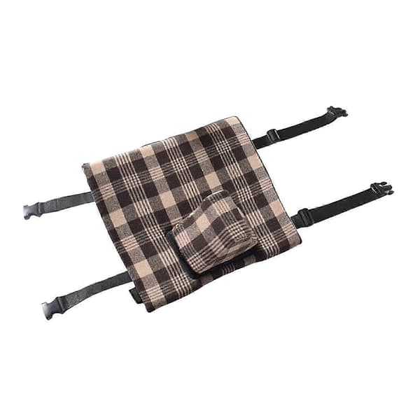 Rullestol Sitteputematte med stropper Avtakbar knott Høy ytelse Plaid