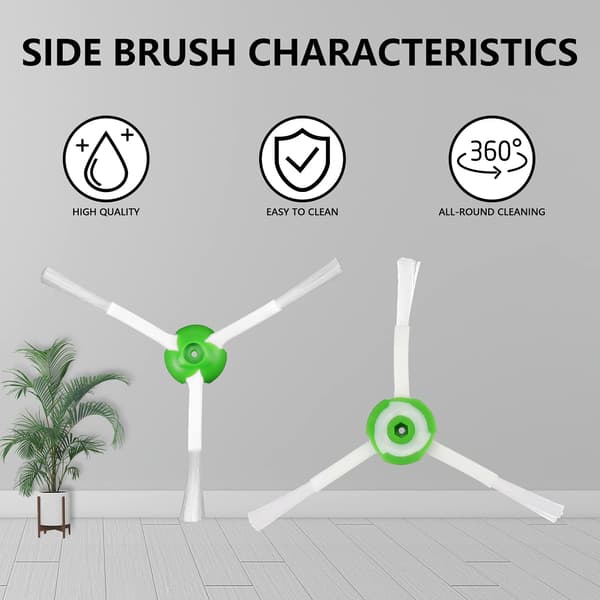 INF Tilbehør for robotstøvsugere iRobot Roomba i7, i7+, E5, E6, i6, i3, i3+ 8 dele