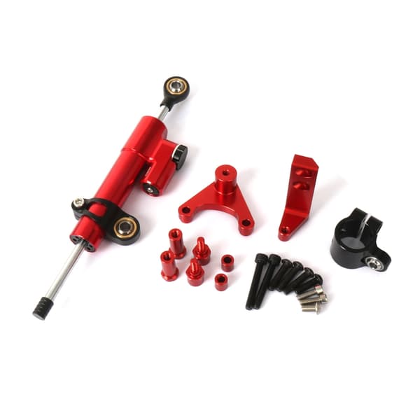 Motorcycle Accessories for Ducati HYPERMOTARD 950 SP 2016-2018 Steering Damper Stabilizer Bracket Kit Red Bl Black Bracket