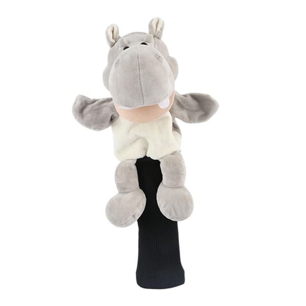 Golfklubbhodebeskyttelse for tre-driver og langvarig Grey Hippo