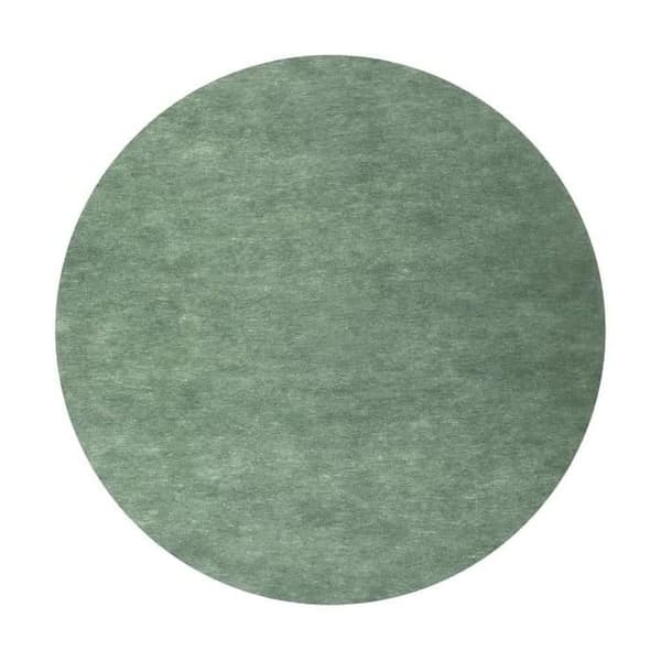 2812-111, Pakke med 3 ensfargede runde spisebrikker, Eukalyptus