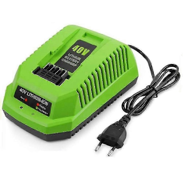 40v Litium Batterilader For Greenworks 29482 G-max 40v Li-ion Batteri 29472 29482 29652 G40825