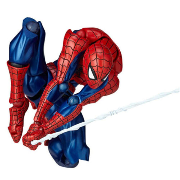 Serier Marvel Avengers Spider Man Fantastisk modell Yamaguchi Revoltech Actionfigur Leksaker Presenter