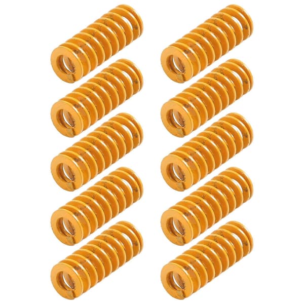 3D-printer varmeplade nivelleringsfjeder 8x20mm kompression gul til 2 3 Pro -10S PRO varmeplade (10 stk)