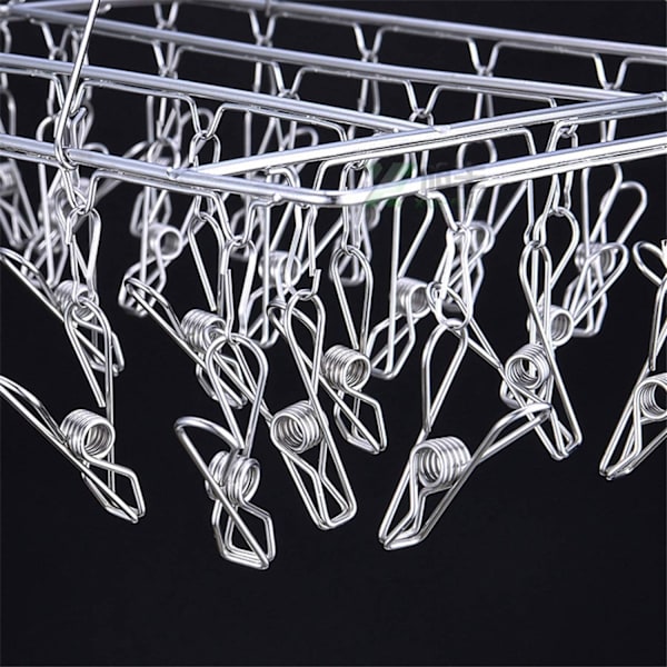 Sock Dryer Rack, Hanging Laundry Rack with 40 Windproof S H