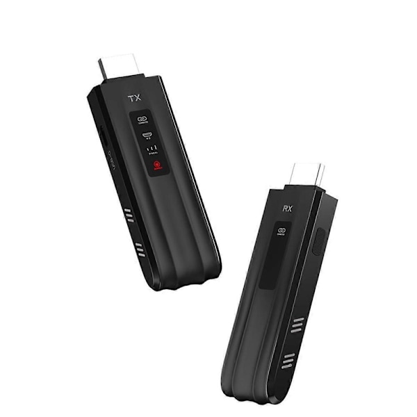 Wireless HDMI-Compatible Transmitter and Receiver, LED Display, 4K Decoding & 1080P Wireless Extender for PC
