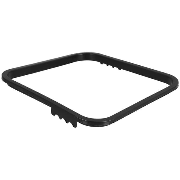 Affaldsposeholder til firkantede beholdere, forenkler posehåndtering uden at ridse hænderne Black 21.20X21.20X2.00CM