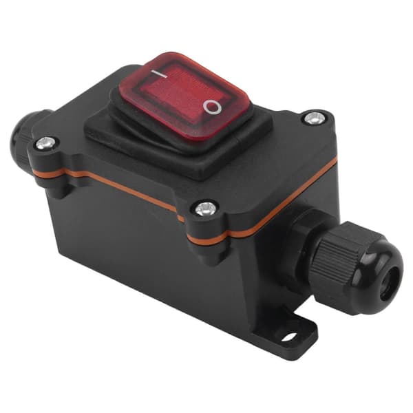IP67 Vandtæt Inline Afbryder 12V DC 20A Højstrøms Vandtæt Afbryder